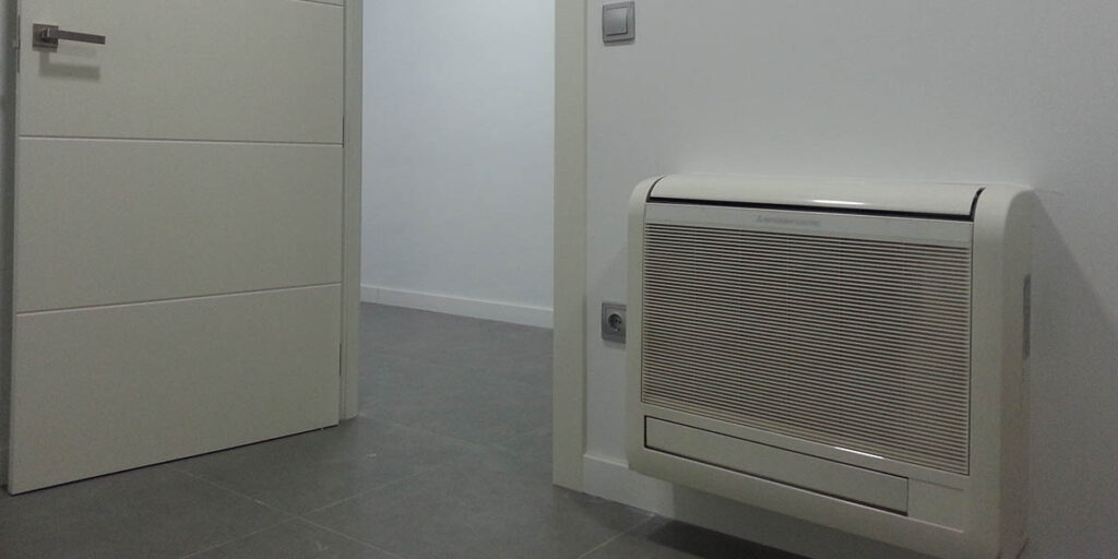 Instalación de equipos de aire acondicionado de pared Mitsubishi Electric en clinica